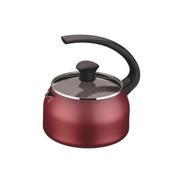 Imagem de Chaleira paris texture em aluminio E externo antiaderente starflon max vermelho 1,9 L tramontina