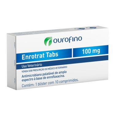 Imagem de Enrotrat Tabs Ourofino 10 Comprimidos de 100mg