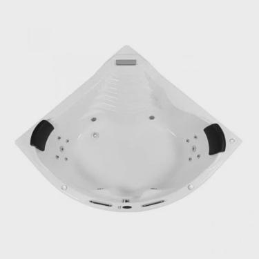 Imagem de Banheira Hidromassagem Astra Acapulco Gran Luxo 166cmx211cmx49cm - 04 Jatos Acrílico P2...