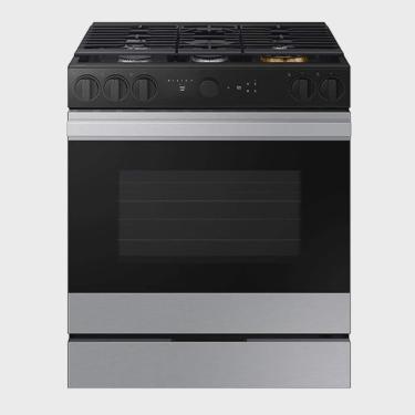 Imagem de Fogão de Piso Samsung de 05 Bocas Serie 7 com Câmera e Air Fry Inox - NSG6DG87