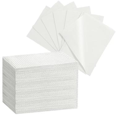 Imagem de EZEELAI Babadores Dentais Descartáveis À Prova D'Água, De Papel Odontológico 3 Camadas, 125 Folhas Para Tatuagem, Guardanapos Pacientes Odontológicos Consultório Odontológico, Estúdio Salão Beleza -