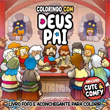 Imagem de Colorindo com Deus Pai Edição 02 - Um Livro Cute & Comfy - Livro de Colorir Adulto