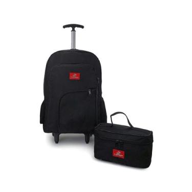 Imagem de Kit Mochila compartimento protetor Notebook 15,6 Executiva escolar cas