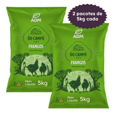 Imagem de Kit 2 un DO CAMPO FRANGOS Ração para Aves 5kg - ADM