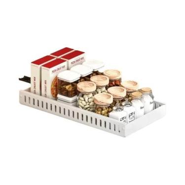 Imagem de Prateleira De Cozinha Ajustável De Metal De Grande Capacidade Com Gave