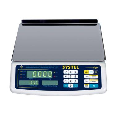 Imagem de Balança Systel Clipse com Bateria 30kg - Branca