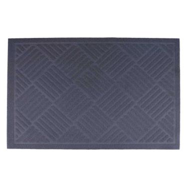 Imagem de Capacho 60x40cm Chess Cazza Cinza