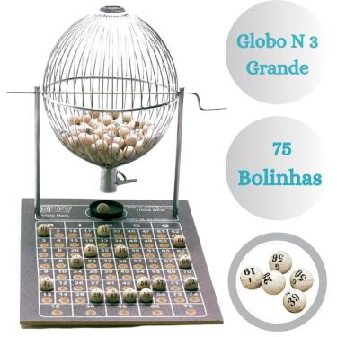 Imagem de Jogo Bingo Profissional Com 300 Cartelas Jogo De Mesa N 3