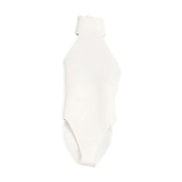 Imagem de MERIGLARE Roupas para bonecos de ação em escala 1:12, trajes de banho femininos, cosplay, macacão estiloso, mini roupas de boneca para figuras femininas de 6 , Branco