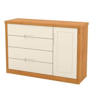 Imagem de Cômoda Infantil Tutto New Freijó Off White - Matic