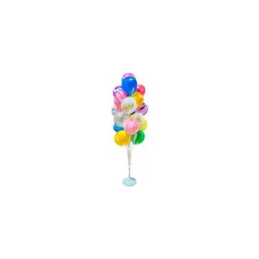Imagem de Suporte balão bexiga 7 vareta haste decoraçãochão festa 135cm - Sem Ma