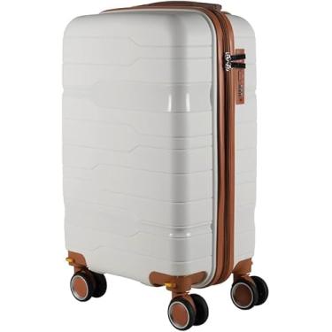 Imagem de Mala De Bordo Polipropileno Padrão Anac 10kgs Maldivas Sul (BRANCA E MARROM)