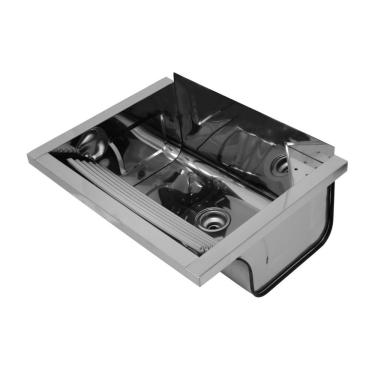 Imagem de Tanque De Parede Docol Reto 017049ch 63x47 Inox Alto Brilho