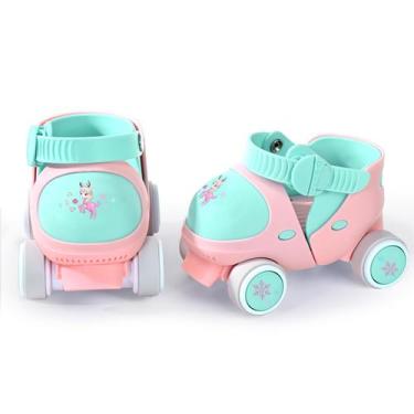 Imagem de Patins de rodas Mpoutik Kids ajustáveis Quad Cutie Pink