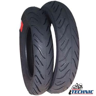 Imagem de Par Pneus Technic Sport R 90 90 12 E 3.50 10 Honda Lead Elite