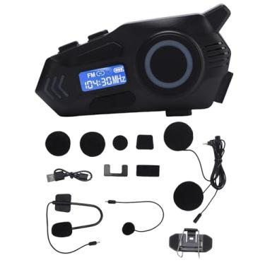 Imagem de VBESTLIFE Fone de Ouvido do Capacete de Motocicleta, Fone de Ouvido Bluetooth 5.4, Prova de água IPX8, Cancelamento de Ruído do CVC, para Capacetes de Motocicletas Modulares de Face