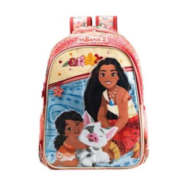 Imagem de Mochila Escolar Infantil Moana Rosa - Bagaggio, U