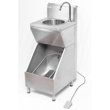 Imagem de LavaBotas Aço inox 201 com Lavatório para Assepsia Integrado Evolução 