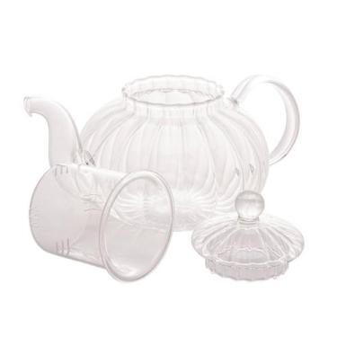 Imagem de Chaleira Lyor Classic De Vidro Borossilicato Incolor 800ml