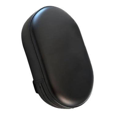 Imagem de RNXRZANK a Luva de Boxe com Alvo para As Mãos, Ideal para Treino de Boxe, Kickboxing E Outras Atividades Esportivas. Feita em Couro PU, Esta Luva é Perfeita Pa, Preto, Tamanho real