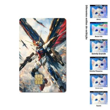 Imagem de Adesivo À Prova d'Água Em PVC Fosco HD 2.5D Do Gundam RX-78-2 ZGMF-X19