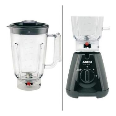 Imagem de Copo Liquidificador Arno Faciclic Top Tampa Mod. Ln32 Preto - MEBRASI