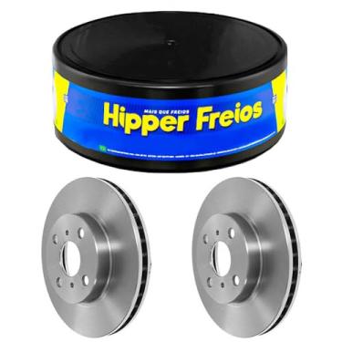 Imagem de Par Disco Freio Polo Virtus Dianteiro Ventilado Hf81b