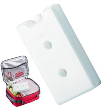 Imagem de Bolsas de gelo para refrigerador, recipientes de gelo para freezer | Ferramenta de resfriamento reutilizável para remédios alimentares, refrigeração, preservação do leite materno, piquenique, família