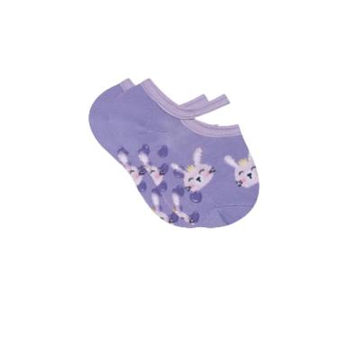 Imagem de SELENE BEBÊ Meia Sapatilha com Viés e Sola com Antiderrapante Meninas, Lilás, 21-24