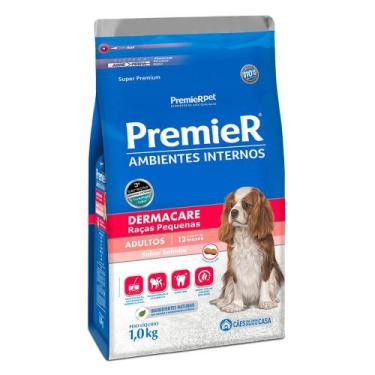 Imagem de Ração Premier Ambientes Internos Dermacare Para Cães Adultos de Raças 
