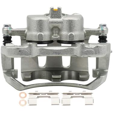 Imagem de IRONTEK Pinça de freio dianteira esquerda 19B1673 para Nissan D21 1992 1993 1994, Frontier 1998 1999 2000 2001 2002 2003 2004, Pickup 1995 1996 1997, freio dianteiro do lado do motorista iper