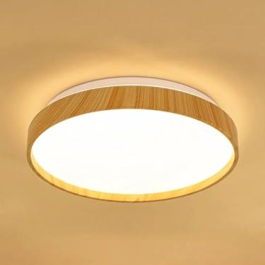 Imagem de BEMMY Luminária de Teto 34CM, Luz De Teto com 3 Cores Claras para Sala de Jantar, Quarto, Cozinha, Café, Lustre de LED Pendente, Luminária Pendente de LED (85-265V)