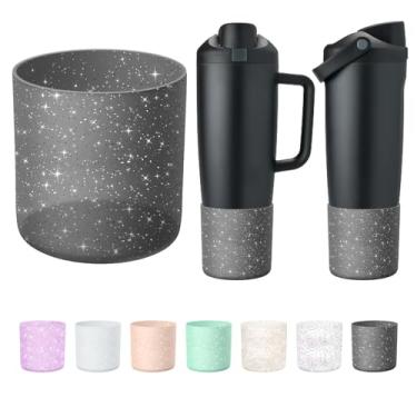 Imagem de BKBY Bota superior de silicone compatível com garrafas e copos FreeSip Sway Owala de 850 g e 1,134 g, capa de proteção grande antiderrapante para copo e garrafa Freesip Sway