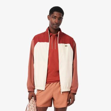 Imagem de Jaqueta Lacoste Track Bloco De Cores Impermeável Masculina-Masculino