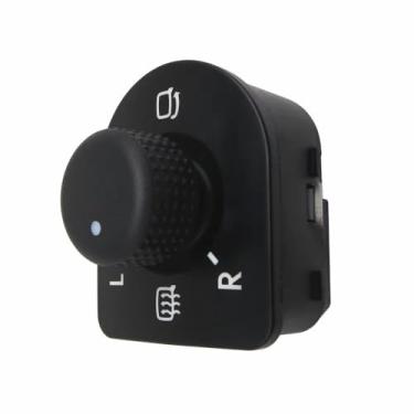 Imagem de Interruptor do botão do espelho retrovisor compatível com VW Golf IV 1997-2005, código 1J1 959 565 E 1J1959565E