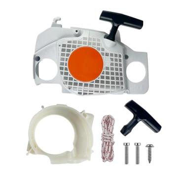 Imagem de YAMAKATO Conjunto de arranque de recuo Ms180 para Stihl Ms170 Ms180c 017 018 Motosserra de substituição 1130 080 2100 Pull Start com kit de corda