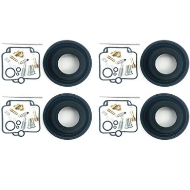 Imagem de Kit de reparo de parafusos de junta de diafragma de carburador de motocicleta carburador de cilindro único para Suzuki DR350 Goose350 motor de cilindro único BST40 (4SET)