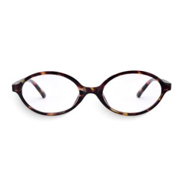 Imagem de Saint Germain Óculos de Grau Oval Siena, Tartaruga, Policarbonato, Unissex, Design Clássico Retrô