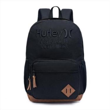 Imagem de Mochila Hurley Casual Notebook Resistente Moderna Faculdade 16 Litros-Unissex