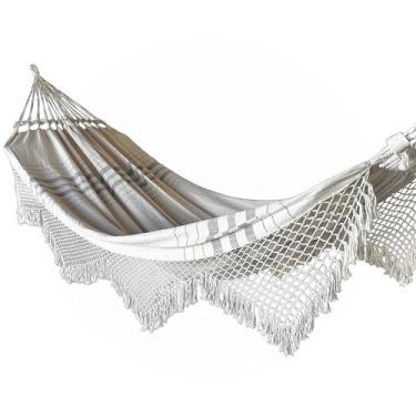 Imagem de Rede de Dormir Descanso Casal King Gigante 4,70 Metros Cru - Brianored