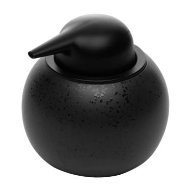 Imagem de Porta Sabonete Líquido de Cerâmica Granada Preto 350ml Wolff