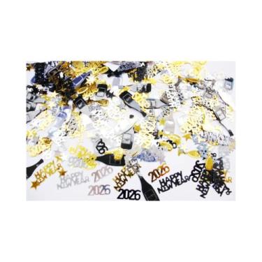 Imagem de Acessórios Para Photobooth Com Glitter Dourado, Moldura De Feliz Ano N