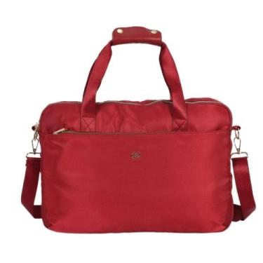 Imagem de Pasta De Notebook Feminina Bolsa Executiva Porta Laptop Gash, Vermelho