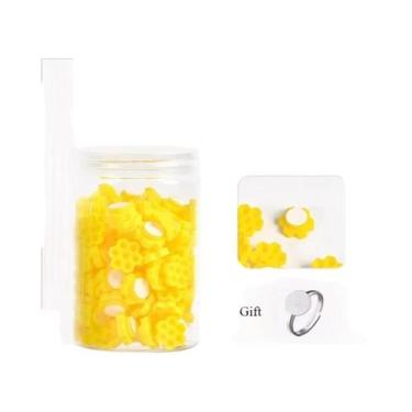 Imagem de 120 Peças De Copos Adesivos Para Cola De Extensão De Cílios, Ferrament