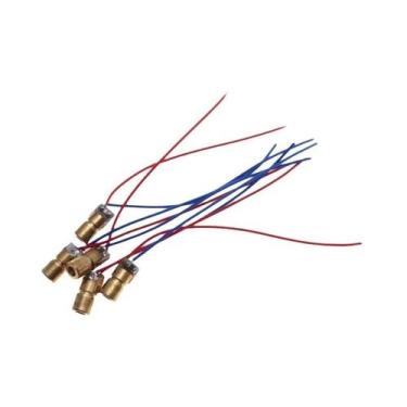 Imagem de Módulo De Diodo Laser Mini Ajustável 10PCS 5mW 650nm Ponto Vermelho 3V