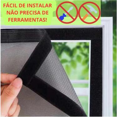 Imagem de Tela Mosquiteira de Fibra de Vidro com Sistema de tiras autocolantes -