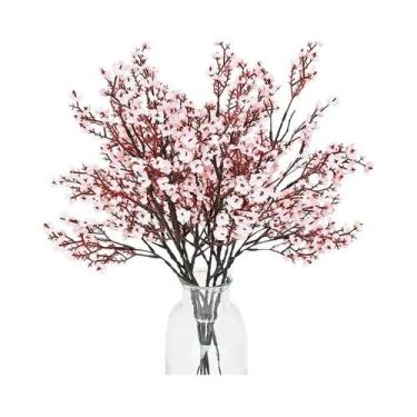 Imagem de Plantas Artificiais Longas De Gypsophila (Hálito De Bebê) - 10 Peças P