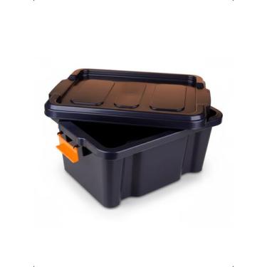 Imagem de Caixa Organizadora 12L Multiuso Tampa C/ Trava Armazenamento - Klizz, 