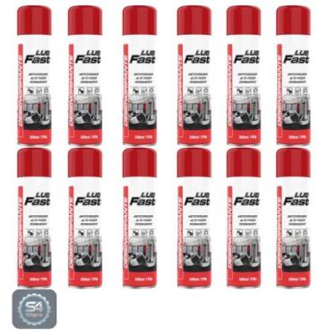Imagem de Kit 12 Óleo Desengripante Spray Lub Fast Anticorrosivo 300ml Mundial P