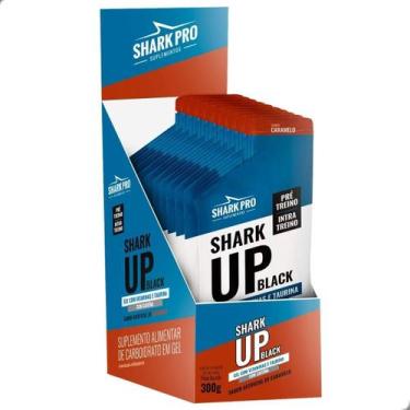 Imagem de Shark UP Black Carbo Gel Endurance 30g Box 10 Sache Shark Pro, Caramel